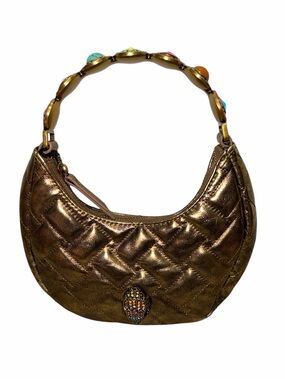 Kurt Geiger London Small Octavia Moonbag Bronze Combination